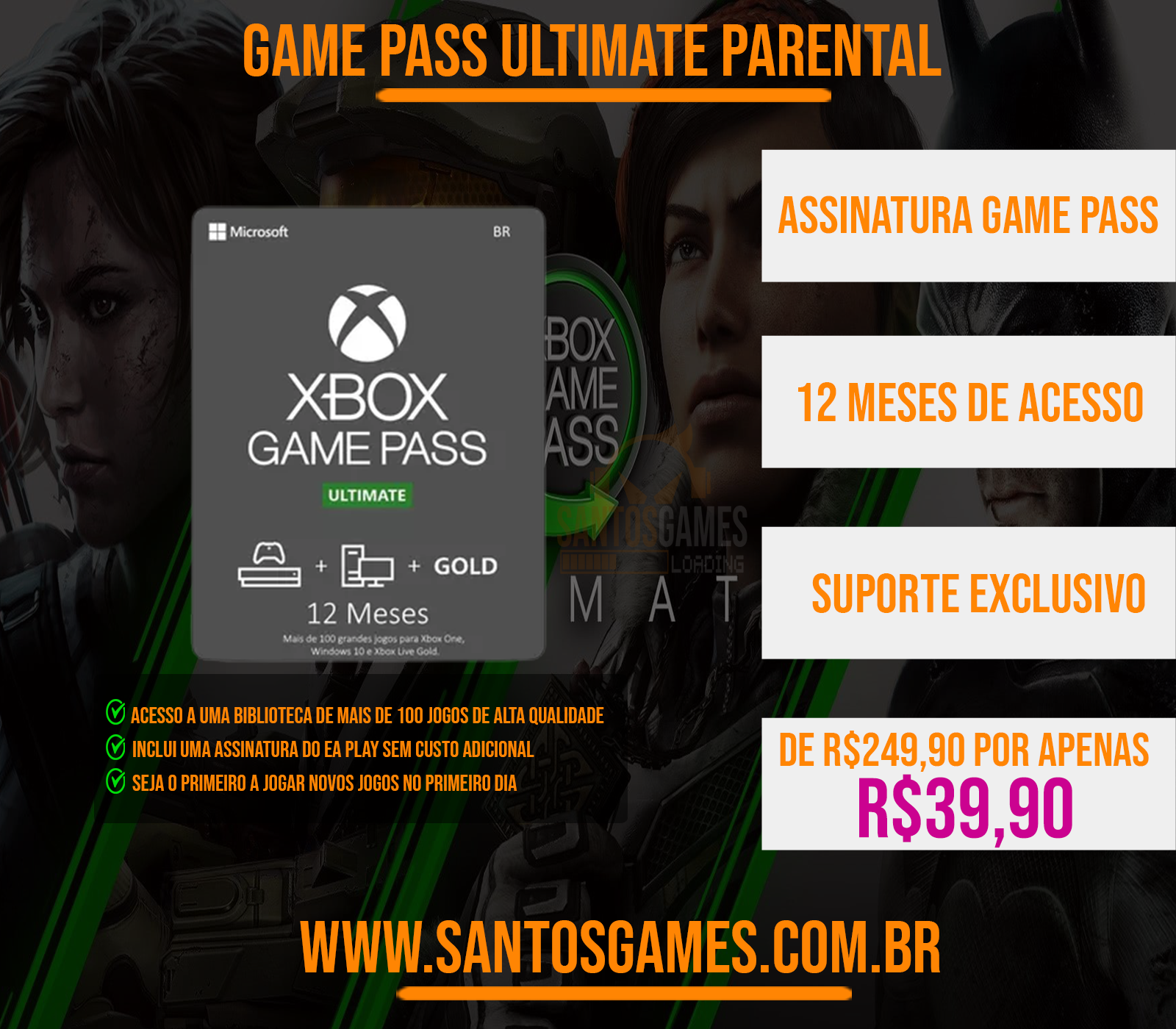 Tenha mais jogos todos os meses com EA Play e Game Pass Ultimate - Xbox  Wire em Português
